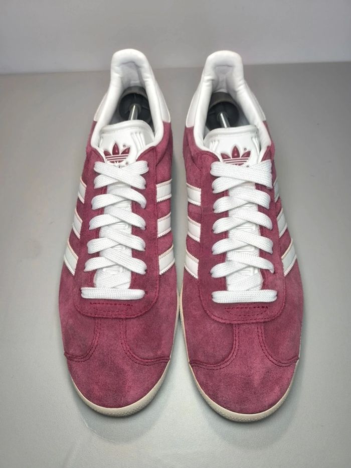 Baskets adidas gazelle bordeaux pointure 44.5 très bon état - photo numéro 4