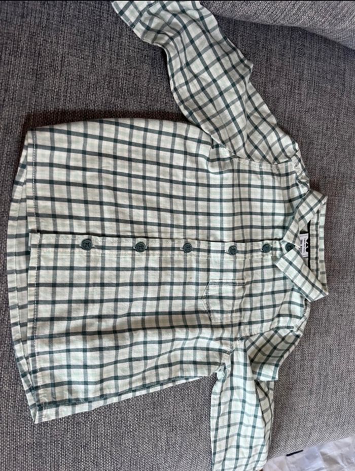 Ensemble jean chemise gilet tape à l œil - photo numéro 6