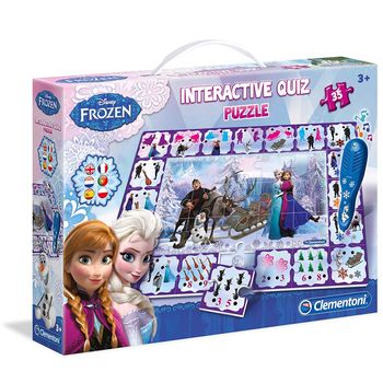 CLEMENTONI INTERACTIVE QUIZ PUZZLE DISNEY FROZEN C13289