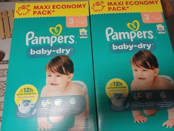272 couches pampers taille 3