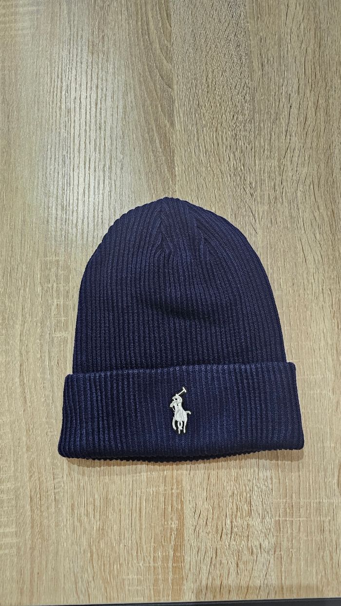 Bonnet Ralph Lauren bleue