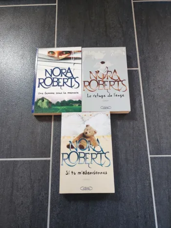 Lot de 3 romans de Nora Roberts