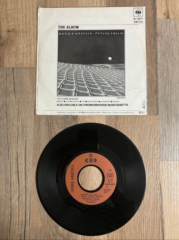 Vinyle 45 tours-Herbie Handcock-Rockit - photo numéro 2