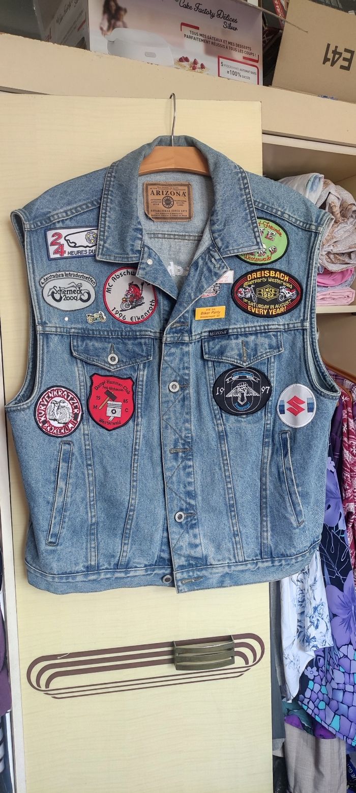 Veste customisée, Arizona Jeans, MC Abschwarter 1996