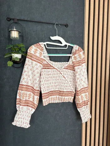 Blouse bohème Shein manches longues - Taille S