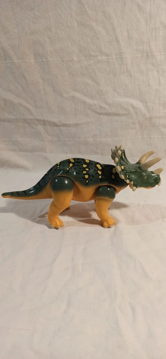 Triceratops dinosaure vert playmobil - photo numéro 7