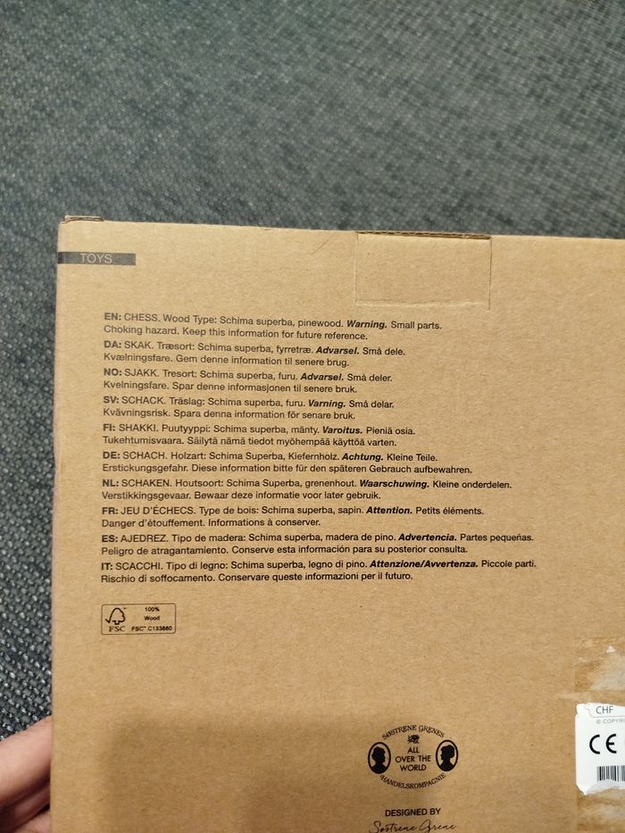 Jeu d'échecs en bois de voyage NEUF - photo numéro 3