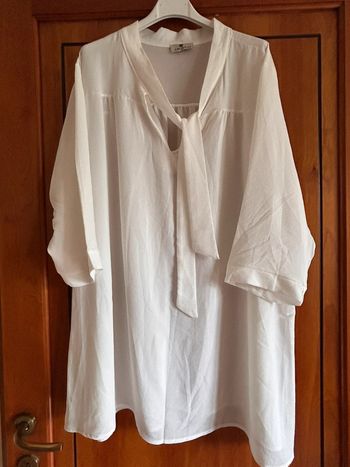 Blouse tunique crème Lacony taille unique