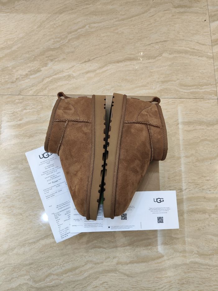 Bottes UGG Classic Ultra Mini couleur châtaigne 37 - photo numéro 2