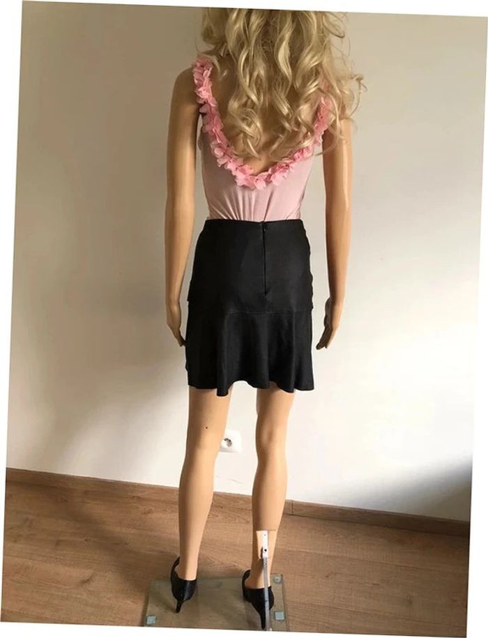 Jupe noire en suédine Cotton Brothers taille XS jamais portée - photo numéro 9