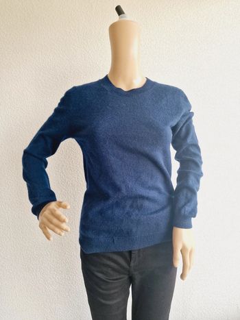 Massimo Dutti - Pull manches longues, col rond - Cachemire