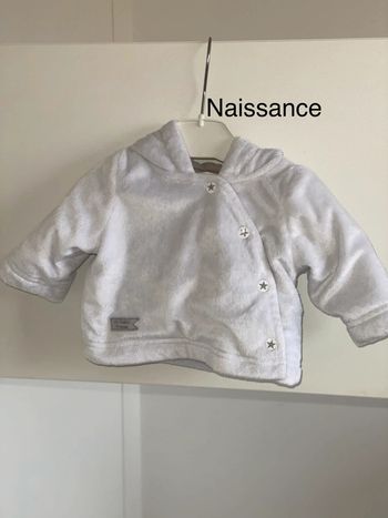 Gilet / veste tout doux naissance