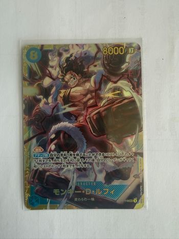 One Piece Card Game Carte OP11-118 Monkey D Luffy Sec Gold [Jap] Japanese