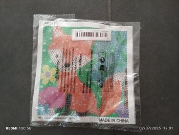 Renard peinture diamant