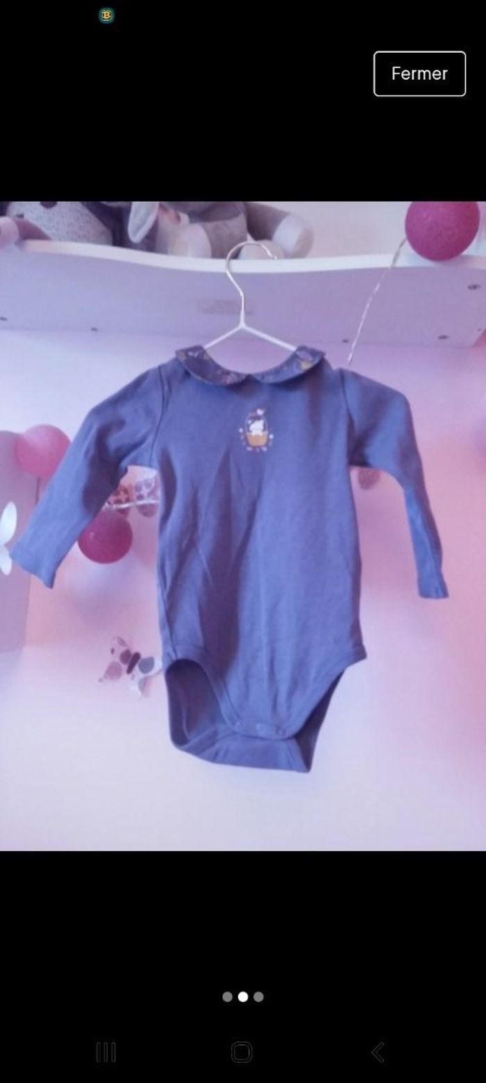 Ensemble 4 pièces sergent major 9 mois - photo numéro 2