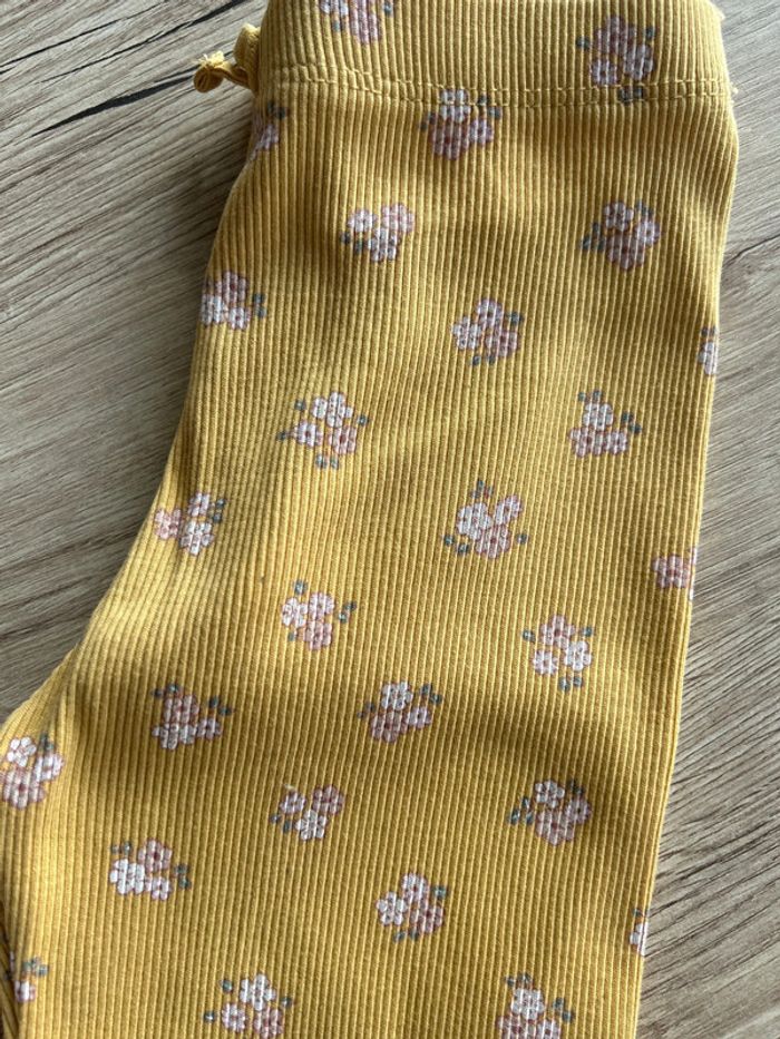 Lot de 2 leggings à fleurs C&A 92cm - photo numéro 2