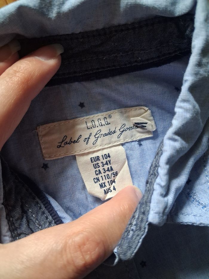 Chemise garcon - 3/4 ans (104cm) - L.O.G.G. - photo numéro 5