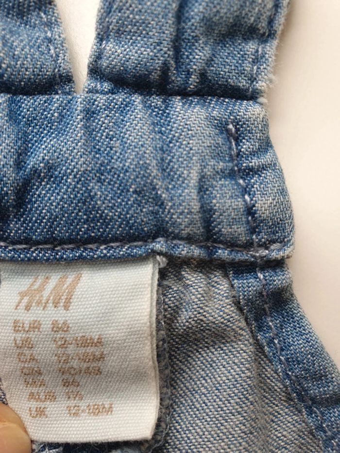Salopette short H&M 12 -18 mois 86cm - photo numéro 4