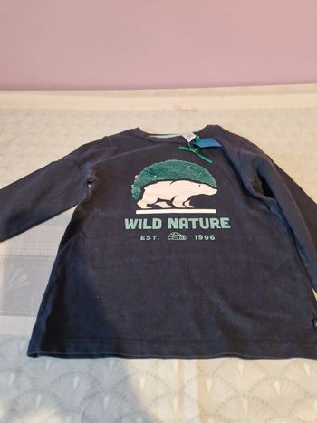 T-shirt à sequins manches longues 5 ans