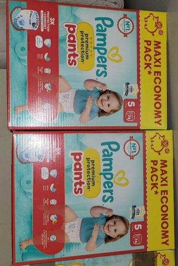 Couches pampers premium protection pants T5