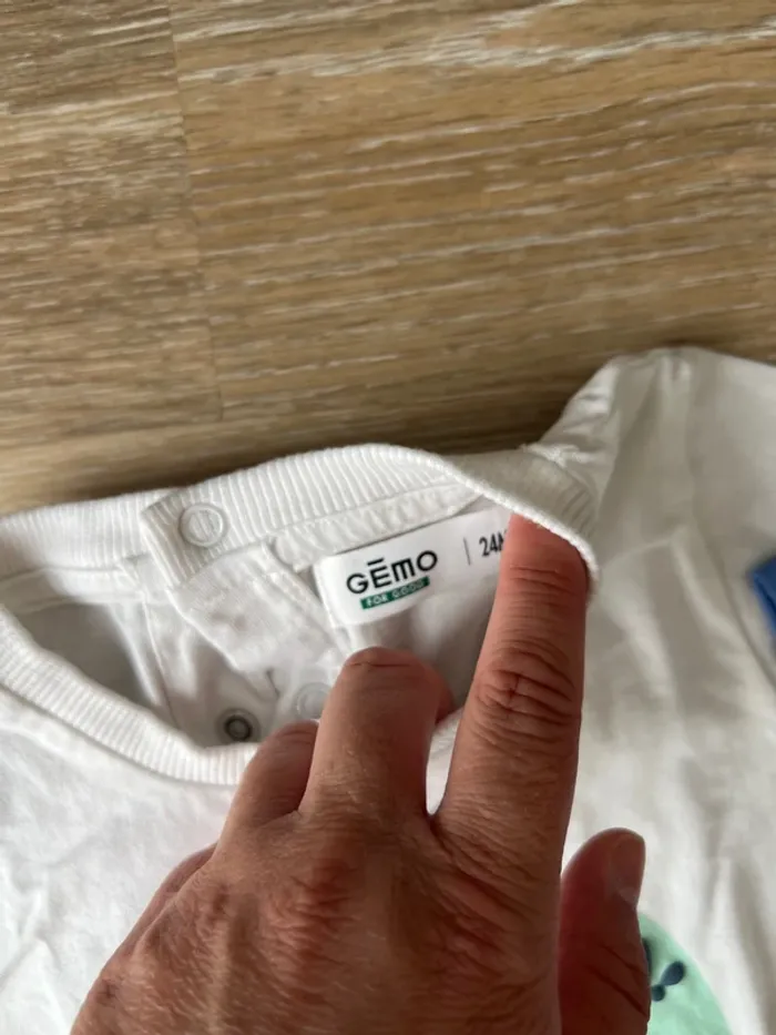 Lot de 2 t-shirts 24 mois - photo numéro 2