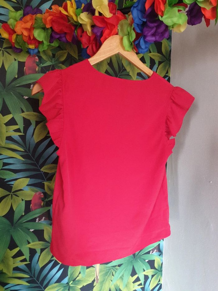 Blouse été rouge - photo numéro 5
