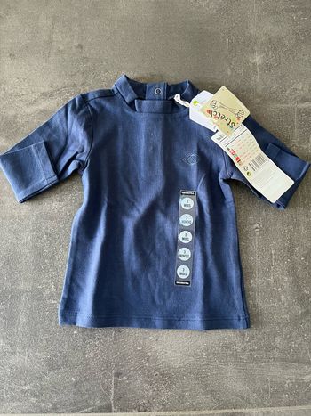 Tee-shirt neuf manches longues 3 mois Orchestra.