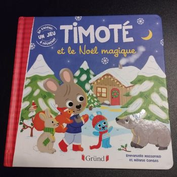 Livre enfant enfant Gründ Timoté et le noël magique