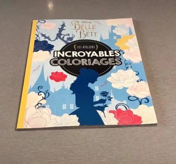 Livre coloriage Incroyable coloriage La belle et la bête Disney