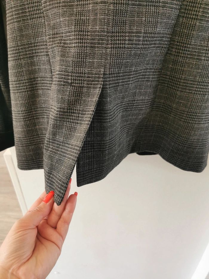 Blazer à carreaux gris - Grain de malice - photo numéro 5