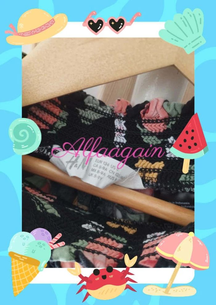 Pantalon fluide noir h&M 8ans - photo numéro 3