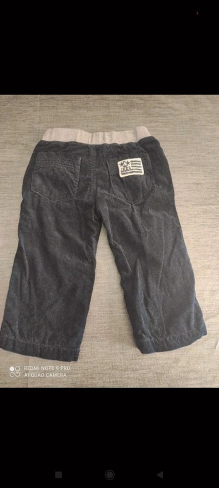 Pantalon velours doublé IKKS 12 mois - photo numéro 4