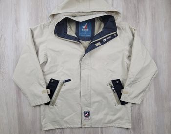 Parka Schott Yachting homme taille L – Capuche zippée – Style nautique premium