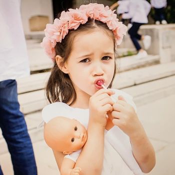 Couronne de fleurs stabilisées