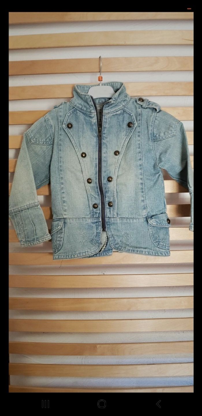 Veste en jean fille 5 ans