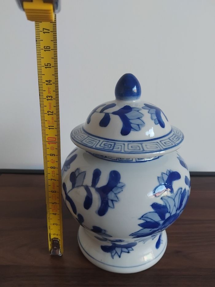 Pot à gingembre ou thé motif chinois céramique - photo numéro 9