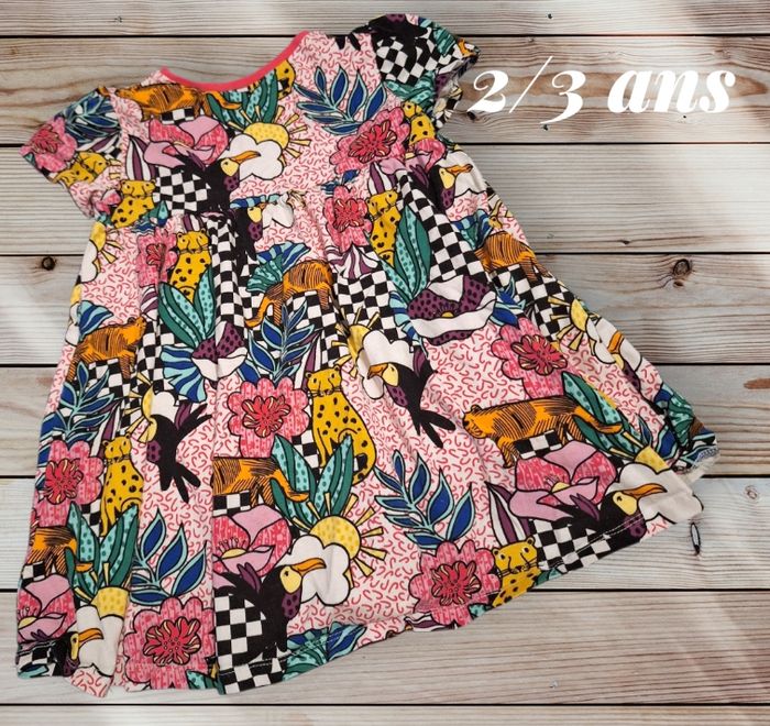 Robe tropicale trop mignonne pour petites aventurières ! - photo numéro 2