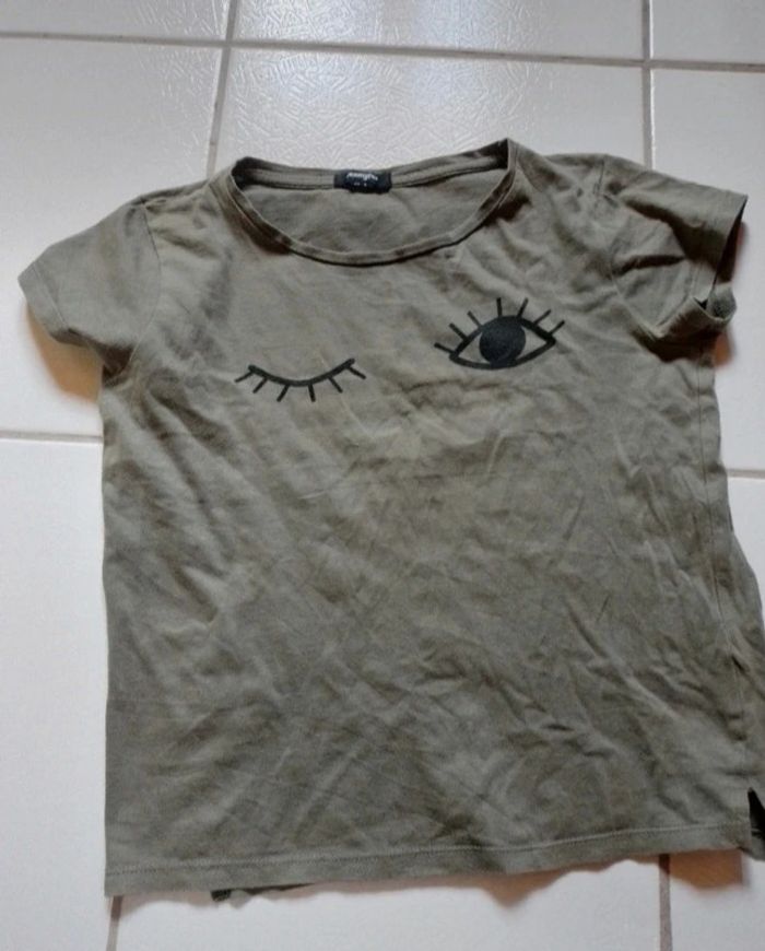 T-shirt femme vert kaki Jennyfer - photo numéro 7