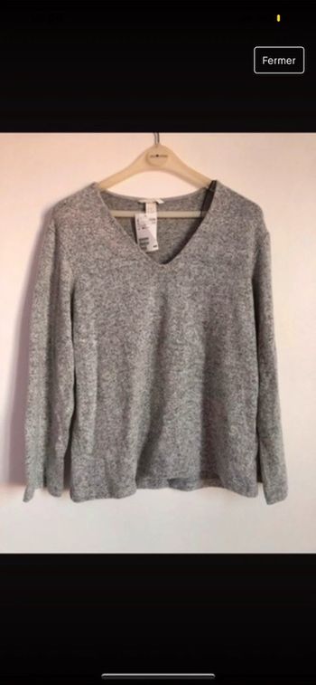 Pull gris Xs