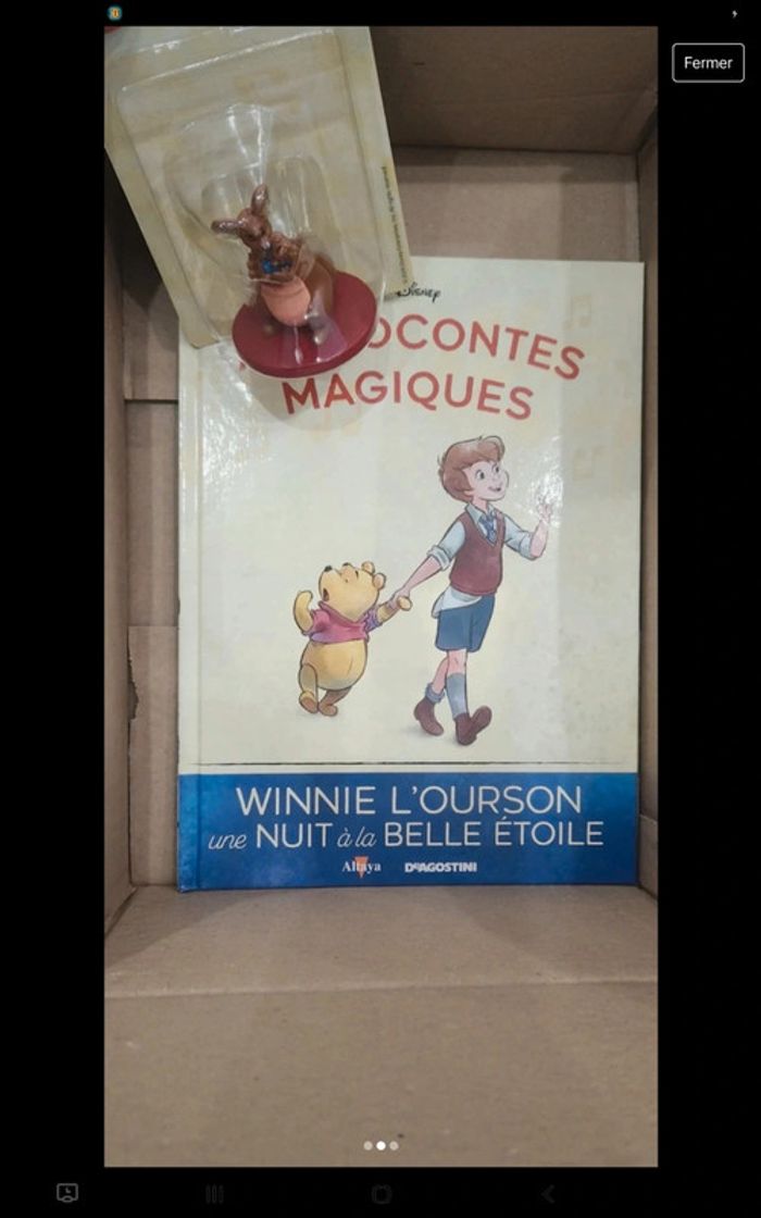128ēme audioconte magique collection altaya deagostini livre et figurine disney audio conte