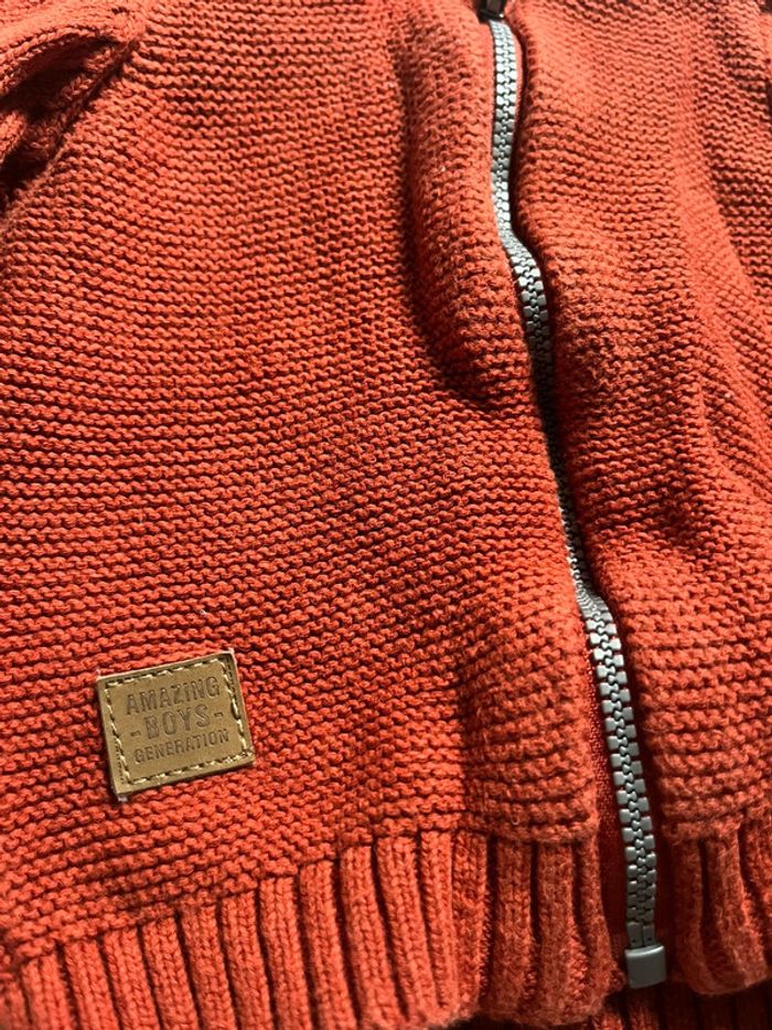 Lot de 2 gilets zippés garçon 3 mois - photo numéro 5