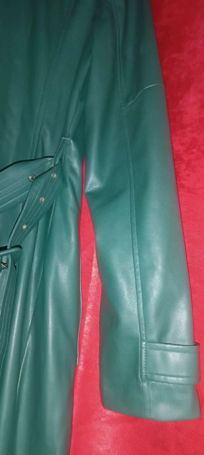 Veste trench longue verte Guess - photo numéro 6