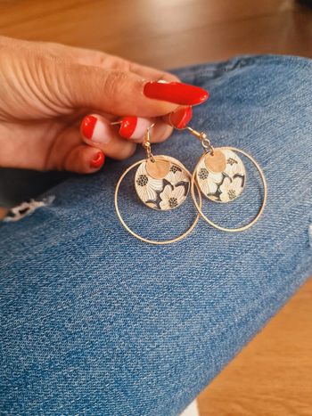 Boucle d'oreilles acier inoxydable