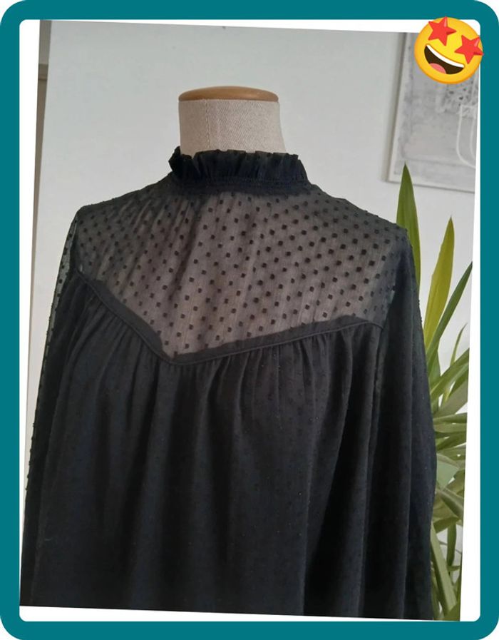 Blouse Noire Taille L🌿💝 - photo numéro 2