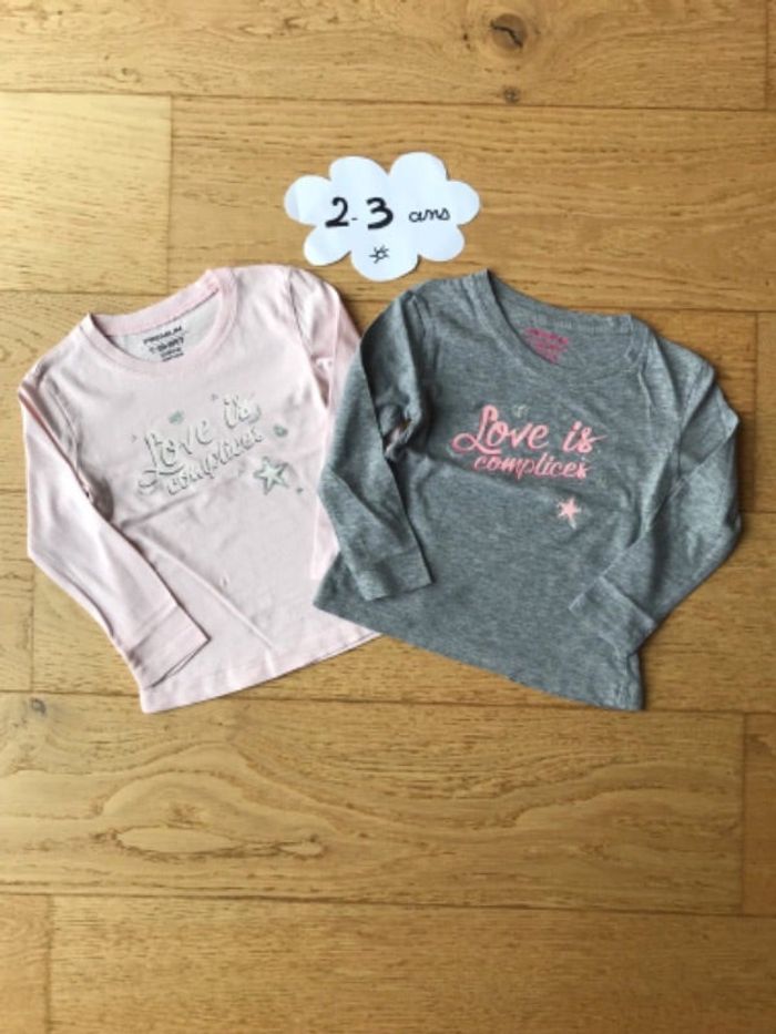 Lot de 2 tee-shirts Complices 2-3 ans