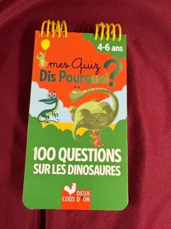 Mes quiz dis pourquoi ? 100 questions sur les dinosaures