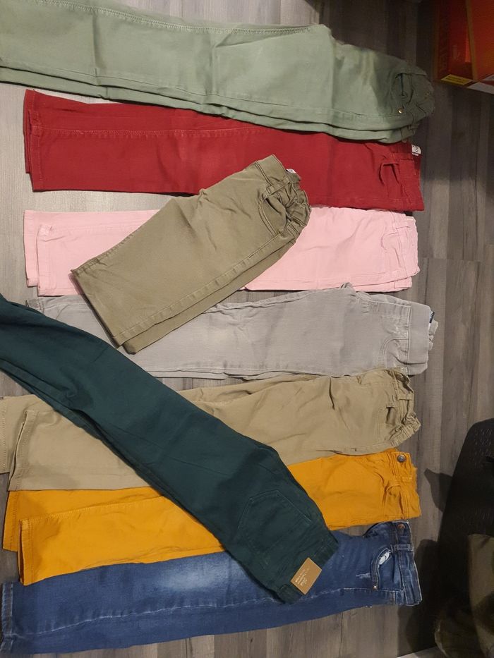Lot pantalon fille