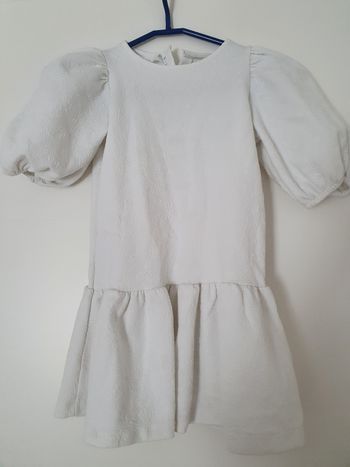 Robe  blanche ZARA 4 ans