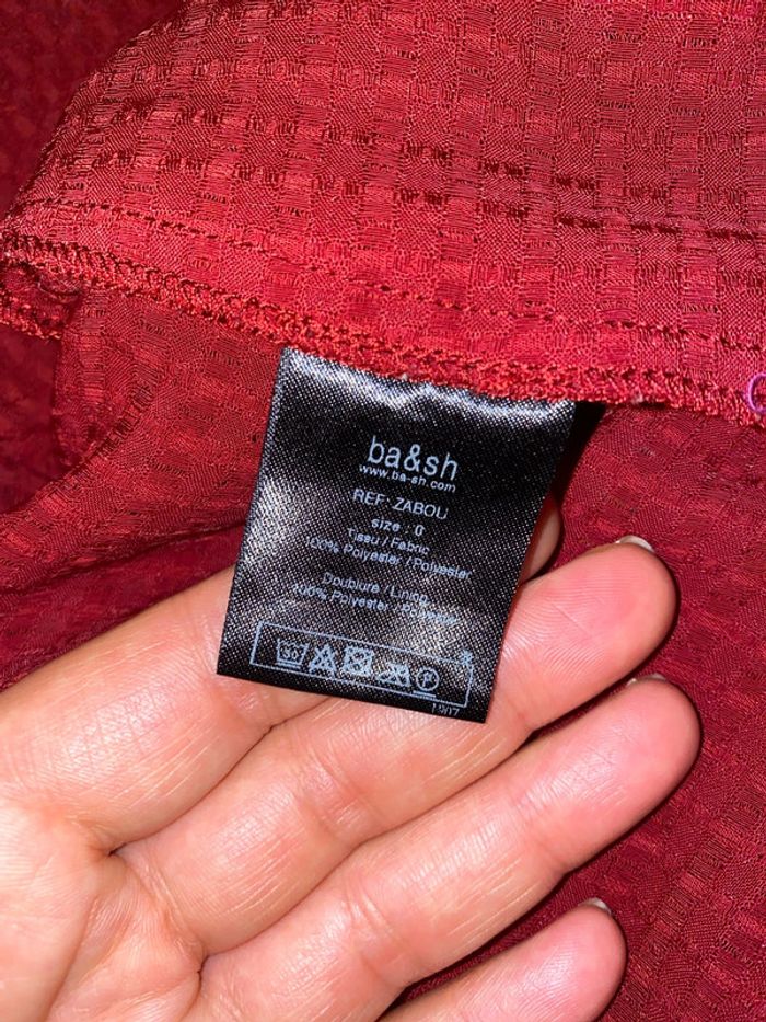 Chemise Zabou Gaufré Ba&sh Taille 34-36 - photo numéro 12