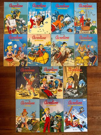 Lot de 14 livres bd album collector Caroline Pierre Probst Hachette
